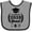 Heather and Black, variant on Inktastic Class of 2038 Grad with Diploma and Graduation Cap Boys or Girls Baby Bib