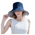 thumbnail image 1 of Chapeau de Soleil d'Été pour Femmes, Grand Chapeau de Protection Solaire Pliable pour la Plage, 1 of 3