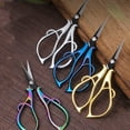 thumbnail image 2 of Exquisite Retro Scissors Handmade Embroidery Scissors Cross Embroidery Scissors Stainless Steel Thread Cutting Tailor Scissors (Retro scissors 21), 2 of 7