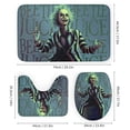 thumbnail image 3 of Beetlejuice Beetlejuice 4 Pcs Shower Curtain Set Bathroom Sets Shower Curtain with 12 Hooks Bathroom Decor with Rugs Bath Accessories with Mats Toilet Lid Cover, 3 of 8