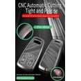 thumbnail image 3 of Key Fob Cover Compatible with Fit for Audi A4 A4L A5 A6 A7 A8 Q5 Q7 R8 RS Q3 RS4 RS5 RS7 S4 S5 S6 S7 S8, Metal Frame Key Shell, Keychain Case Holder Protector,Short-keychain-grey, 3 of 7