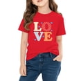 thumbnail image 4 of TaTaai School Season Cute Print Short Sleeve T-Shirt, Valentine's Day Casual Top, Unisex All Season Graphic Tee Gift, 4 of 8