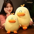 thumbnail image 2 of Standing The Duck with Baby Plush Stuffed Animal ，Standing，Yellow, 2 of 5