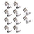 thumbnail image 1 of 10Sets Durable Metal Nickel Plated Cage Nuts & Screws for Server Rack Cabinet Accessories Parts, 1 of 9