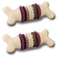 thumbnail image 1 of Juguetes para perros PetSafe Busy Buddy Bristle Bone Large (paquete de 2), 1 of 3