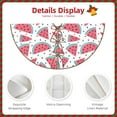 thumbnail image 3 of Defioc Watermelon for Christmas Tree Skirt Snowman Xmas Tree Skirt Farmhouse Christmas Decorations Tree Mat for Holiday Party Decor-30", 3 of 6