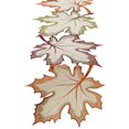 thumbnail image 1 of Design Imports CAMZ34213 Embroidered Maple Leaves Table Runner, 1 of 2