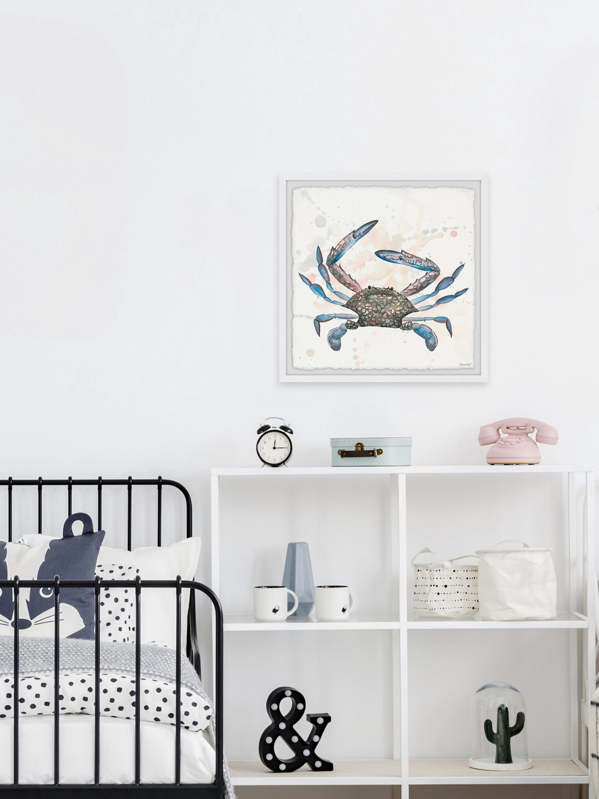 Marmont Hill Lone Crab Framed Wall Art