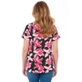 thumbnail image 2 of Roaman's Women's Plus Size Ultimate Cotton Crewneck Short Sleeve Swing Tee, 2 of 6