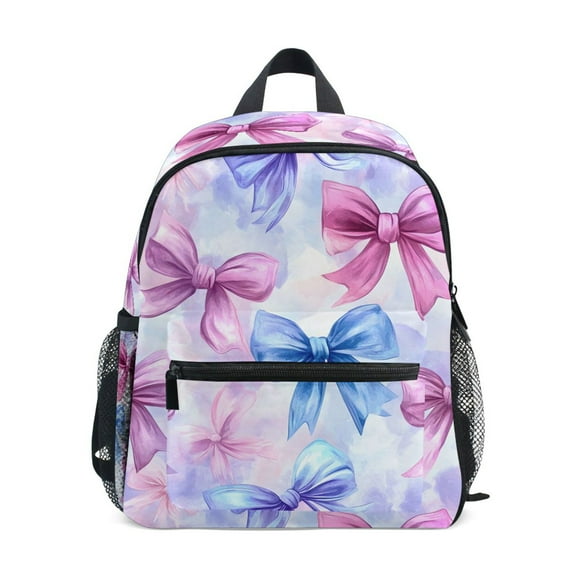 ALAZA Watercolor Bows School Backpack Small Bookbag Mini Bags