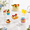Clear-5.5 to 8 Inch-Hexagonal, variant on Clear Hexagonal Display Risers, 5.5 to 8 Inch, Set of 6 for Buffet and Decor