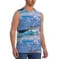 thumbnail image 2 of Balery Lighthouse in Havana Camisetas sin mangas para hombre, absorbe la humedad y protege contra el mal olor.-3X-Large, 2 of 7