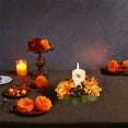 thumbnail image 5 of Boovnll Halloween Candle Rings, Artificial Mini Black Halloween Decor Candle Rings Halloween Wreath for Candle, Cup, Vase, Tabletop Party Decor, Halloween Decorations, 5 of 7