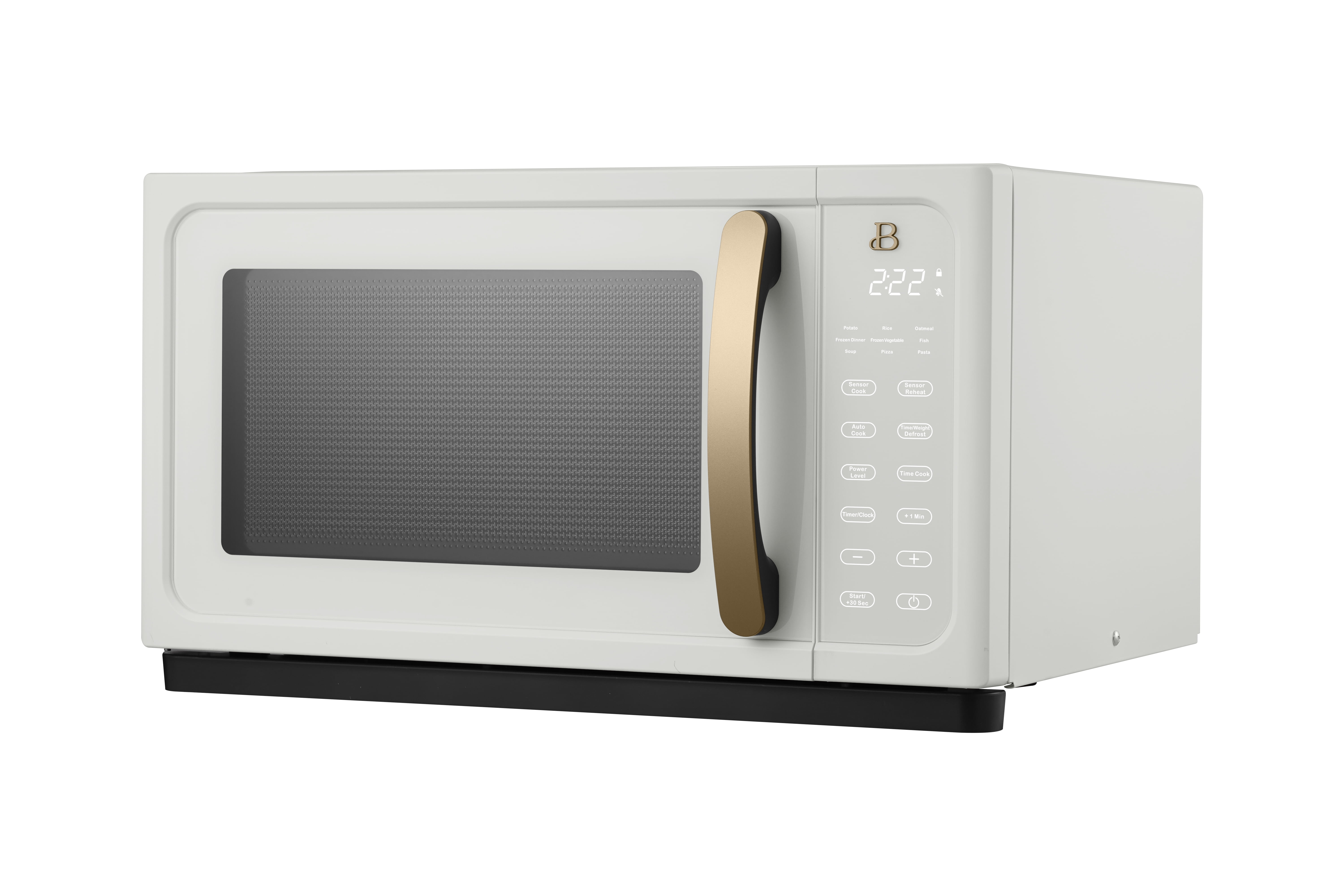 Beautiful 1.1 Cu ft 1000 Watt, Sensor Microwave Oven, White Icing by Drew  Barrymore, New