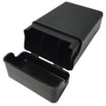 thumbnail image 2 of 3 Pack Black Flip Top Hinged Lid Sectioned Cigarette Case for 100's - 2607, 2 of 2