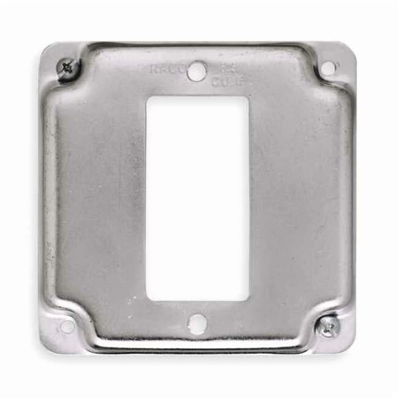 Raco Electrical Box Cover,Square,GFCI,1Gang 808C