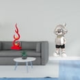 thumbnail image 2 of Escultura abstracta de fuego,Estatua de arte abstracto para decoración del hogar,Escultura de fuego moderna,coleccionable,regalo,Figura de escritorio,Estante con estatua de astronauta para, 2 of 8