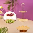 thumbnail image 4 of Soporte de pastel de postre de hierro 3 niveles Sunnimix, 4 of 7
