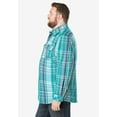 thumbnail image 3 of KingSize Men's Big & Tall Signature Plaid Flannel Shirt, 3 of 6