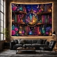 thumbnail image 6 of Apothecary Library Dark With Art Scene, Mystical Fantasy for Space Lovers, Galaxy Room Decor Room Accent, Valentine's Day Gift, Tapestry Wall Hanging for Bedroom and Dorm, 6 of 7