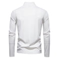thumbnail image 4 of pstuiky Camisas de manga larga abrigadas para hombre, Camisa de manga larga con media cremallera y cuello alto para hombre, con protección solar UPF100+, para primavera y verano m, 4 of 4