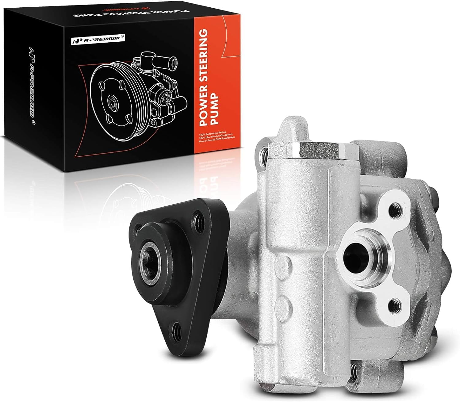 A-Premium Power Steering Pump Replacement For Honda Ridgeline 2006-2011 V6 3.5L - New OEM Quality Pump