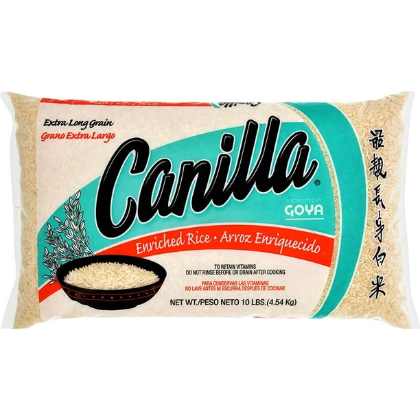 Goya Canilla Extra Long Grain White Rice, 10 Pound