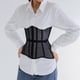 thumbnail image 1 of Women Sexy See-Through Mesh Underbust Corset Top Crisscross Lace-Up Bandage Bustier Slimming Waist Belt Cincher Body Shaper, 1 of 5
