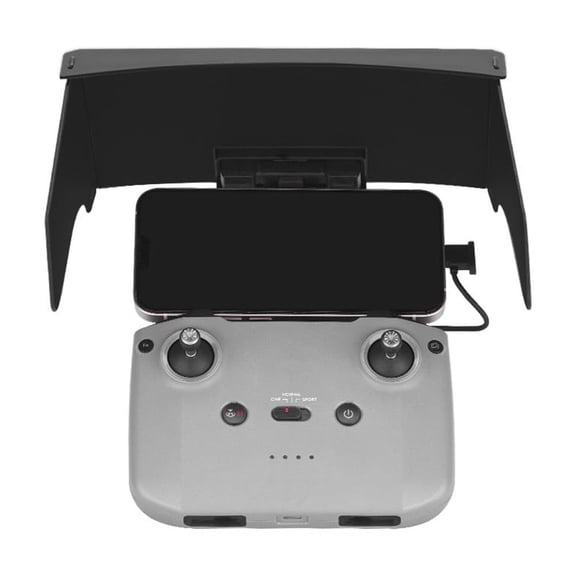 Controller Sunshade Glare Reduction, Easy Storage, Lightweight, Black, 22x15.5x10.2cm (Unfolded) Part for DJI