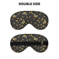 thumbnail image 2 of Naloa Bumblebee Print Sleep Mask for Sleeper, Light Blocking Sleeping Eye Mask for Women Men, Eye Shade with Adjustable Strap for Travel, Nap,Meditation, 2 of 7