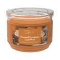 thumbnail image 2 of (2 pack) Mainstays Frosted Pumpkin Cupcakes Scented 3-Wick Glass Jar Candle, 11.5 oz., 2 of 3