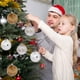 thumbnail image 3 of 6PC Fabric-Wrapped Foam Christmas Balls Elegant Decorations For Christmas Tree, 3 of 5