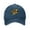 Navy Blue, variant on Oregon Lightning Hat Washed Cotton Baseball Cap For Outdoor, Travel & Daily Use