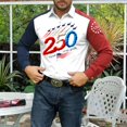 thumbnail image 3 of Mens 250th Anniversary USA Shirt American Flag Button Down Shirts Long Sleeve Slim Fit Patriotic T-shirt, 3 of 4