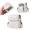 White, variant on Cell Phone Holster Faux Leather With Belt Loops For Woman & Man For Daily Working With Shoulder Strap& Carabiner