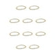 thumbnail image 3 of Pulseras tobilleras Minnieouse con cuentas de arroz coloridas 10piezas, 3 of 5