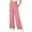 Pink, variant on Uvplove Womens High Waisted Wide Leg Cargo Pants Baggy Casual Work Trousers with 4 Pockets,Khaki,XL
