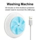 thumbnail image 4 of Lavadora Portátil 200 Rpm 10 W Inversión Positiva Automática Fuente de Alimentación USB Mini Lavadora Lavadora de Turbina Ultrasónica para el Hogar Negocios Viajes Anggrek Otros, 4 of 8
