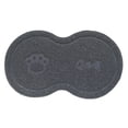 thumbnail image 1 of Billuyoard Alfombrilla para cuenco para gatos, bandeja para comida y agua para alimentación de mascotas, mantel individual para suelo limpio Sistemas de eliminación de arena para gatos, 1 of 6