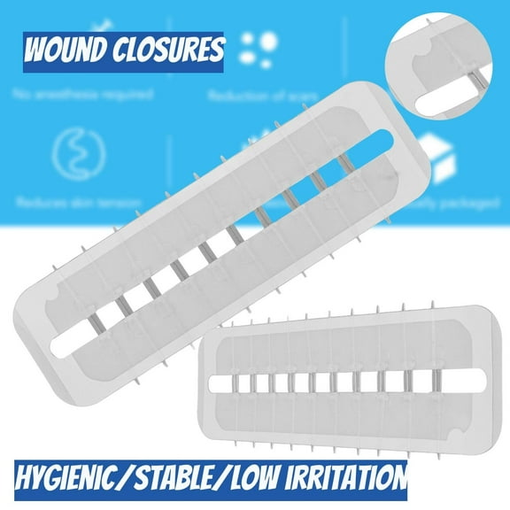 10pcs Emergency Wound Closures Surgical Laceration Repair Kit Zip Stitches Aid
