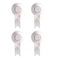 thumbnail image 1 of WREESH Vacuum Cup Hook Hookless Suction Cup Bathroom Kitchen Suction Cup Hook 4PCS, 1 of 1