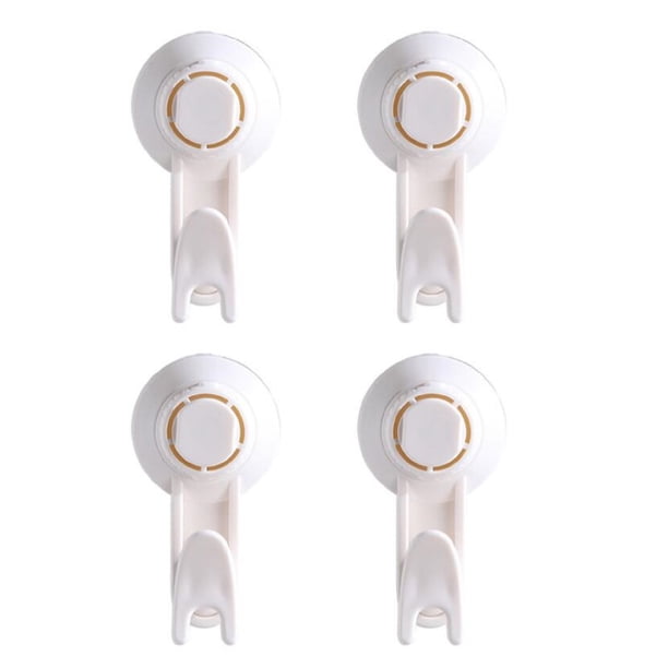 Xihbxyly Ganchos para Ventosas, Diseño de Succión Resistente, Instalación Sin Taladros, Almacenamiento Compacto, Organizador de Baño y Cocina, Reutilizables y Extraíbles, Juego de 4 Piezas, 10 X 5 X