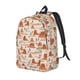 thumbnail image 1 of Disketp Western Desert Nature Landscape print Canvas Backpack Lightweight Travel Daypack Student Rucksack Laptop Backpack-, 1 of 5