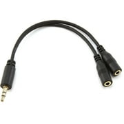 Onn Headphone Splitter, Black