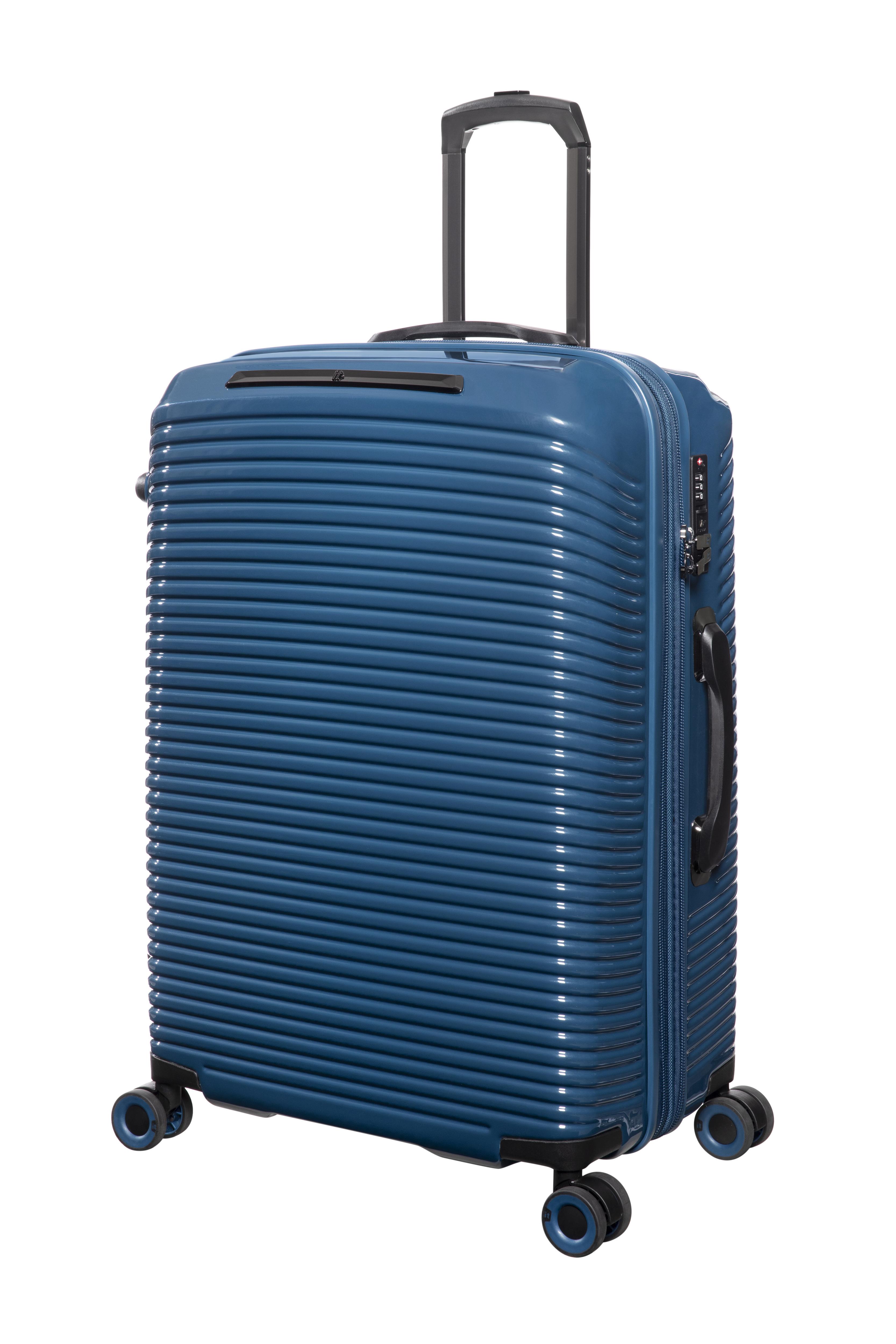 it luggage Traversed 28" Hardside Checked 8 Wheel Expandable Luggage Suitcase Spinner, Deep Dive