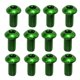 thumbnail image 1 of 12uds Montaña Bicicleta Disco Freno Rotor Pernos Tornillo M5x10mm Verde Unique Bargains rotores de freno de bicicleta, 1 of 6