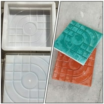 Yuangui 2pcs Walk Maker Stone Molds for DIY Garden Path