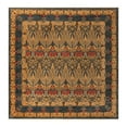 thumbnail image 3 of Unique Loom Edinburgh Collection Area Rug - Canmore (10' Square Navy Blue/Tan), 3 of 7