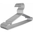 thumbnail image 1 of 5-Pack Heavy Duty Stainless Steel Clothes Hangers, Thickened Solid Metal Wire Racks for Coats, Pants & Shirts, 1 of 3
