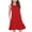 00-Red2730, variant on Lullu Summer Girl's Sleeveless Dress Casual Sundress Solid Play Tank Dress, Sizes 6-14